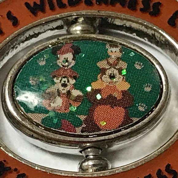 Disney Wilderness Lodge Resort Hotel Charm Zipper Pull Vintage Mickey Humphrey - Picture 8 of 11